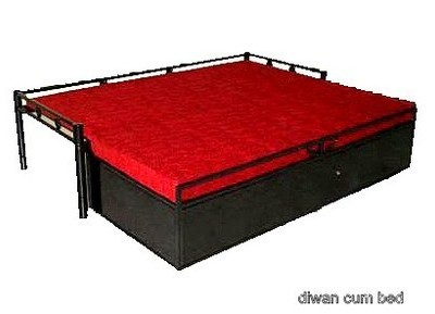 Diwan cum bed with storage