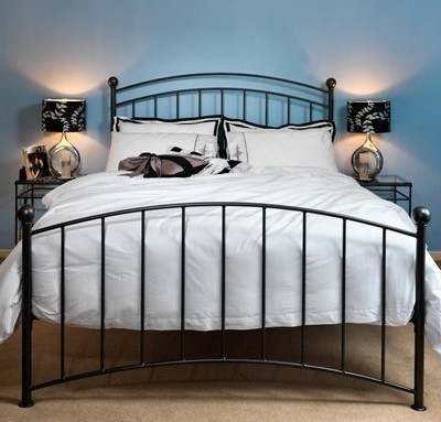 Metal double bed online